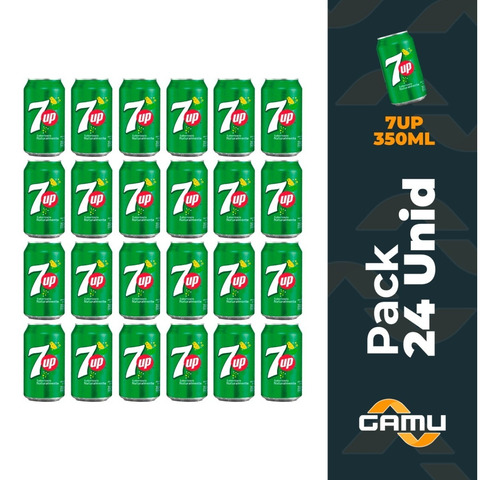 7up - 350ml - Pack 24 Latas