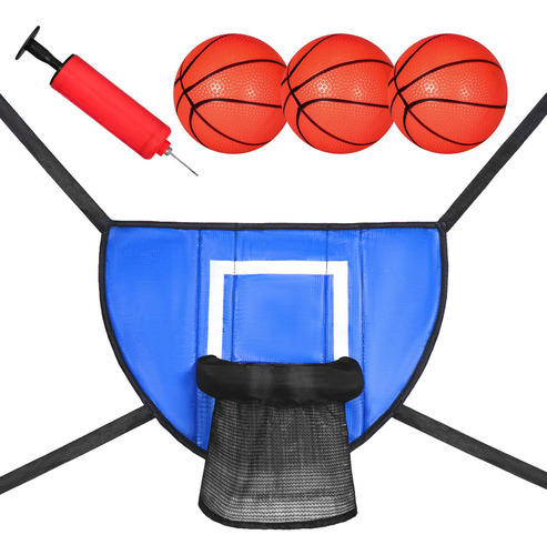 A Mini Aro De Baloncesto For Trampolín Con Marco