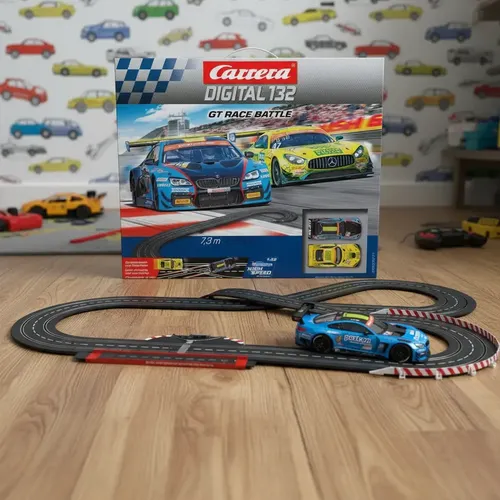 Pista Eletrica Carrera Digital 132 Gt Race Battle 7,30 Mt