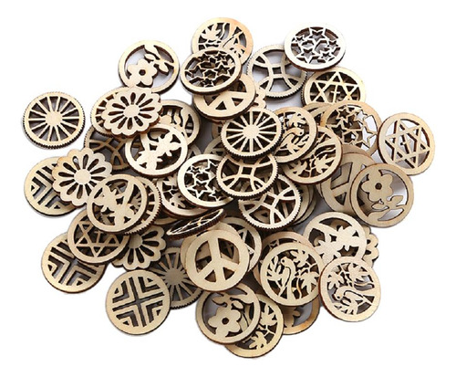 50 Piezas De Astillas De Huecas, Adornos Navideños,