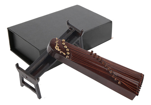 Instrumento Musical De Madera Modelo Cítara China En Miniatu