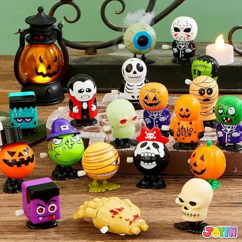 Gomas Halloween Pack De 12 Juguetes De Cuerda Halloween Muyohix – Juegos De Acción Para Niños, Relleno De Bolsas Y Regalo De Fiesta