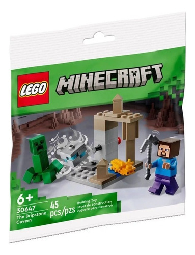 Lego Minecraft La Cueva De Estalactitas 30647 -45 Pz Polybag