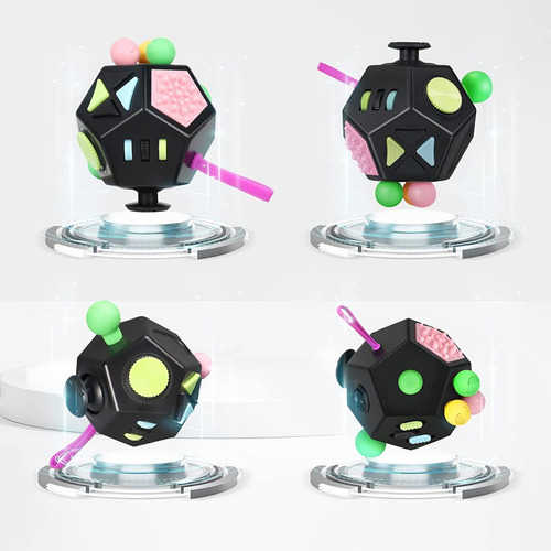 Vcostore 12 Lados Del Cubo De Fidget Alivio Del Estrés