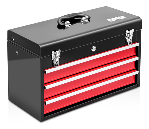 Dna Motoring Caja De Herramientas Portatil De Acero De 20.4