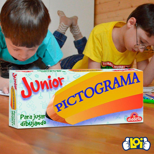 Imagen 3 de 3 de Pictograma Junior Didacta Para Jugar Dibujando Loi