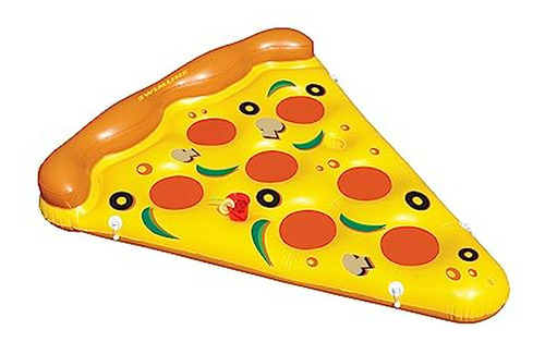 Flotador Pizza Inflable Amarillo Y Naranja 72 