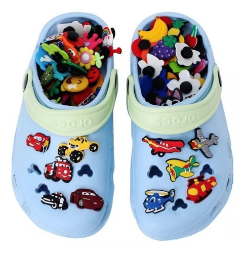 Mix 50 Charms Decorativo Crocs Sandalias Jibbitz Mujer Niños