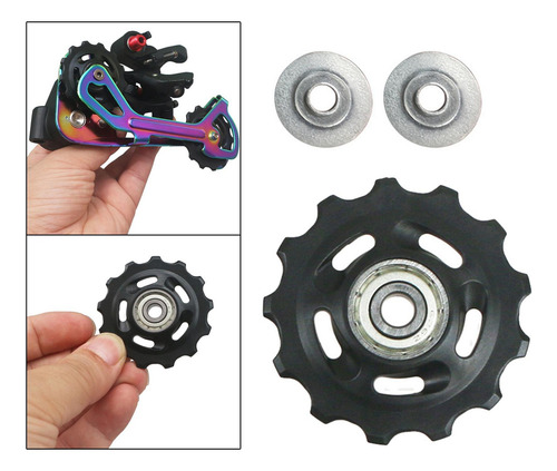 Polea De Cambio Trasero De Rueda Jockey De Aluminio, 13t