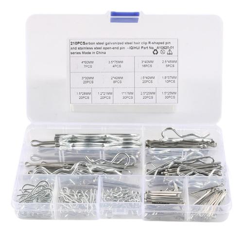 Kit De Surtido De Pasador De Cotter De 210x, Alfileres De