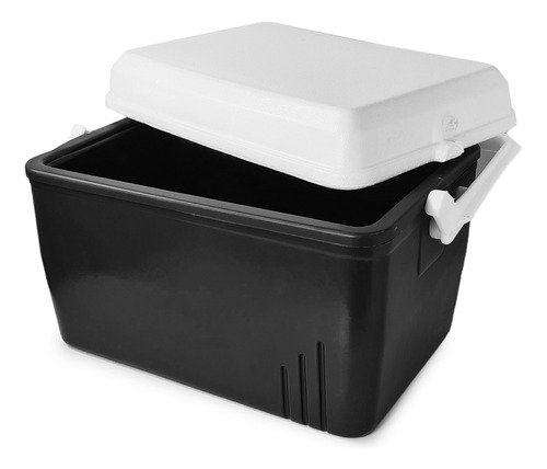 Conservadora Térmica Deses Plast 17 Lts Color Negro/blanco