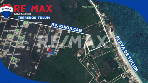 Oportunidad De Inversión En Tulum: Terreno En Venta En Región 8