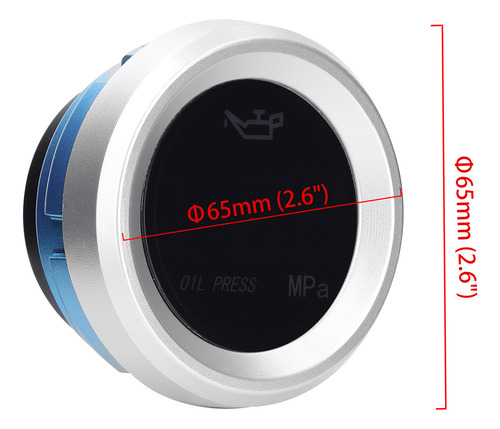 Medidor De Presión De Aceite Digital Para Automóviles Y Moto