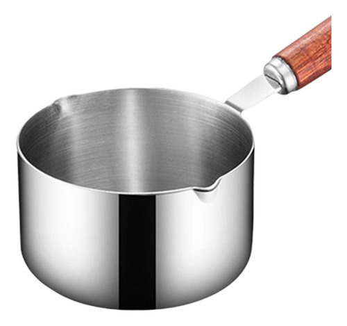 5 Cacerola Pequeña De Acero Inoxidable Con Mango De 250ml