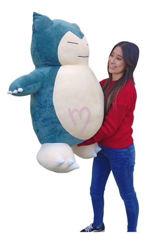 Imagen 3 de 3 de Peluche De Snorlax Pokemon Gigante Importado 100cm