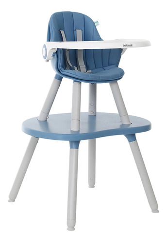 Silla De Comer Bebesit Baby Desk 3 En 1 - Azul Color Celeste Silla Infantil