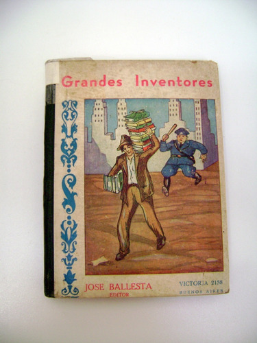 Grandes Inventores Antiguo Libro Infantil Ballesta 39 Boedo