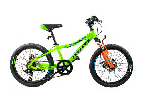 Bicicleta Infantil Mtb Aro 20 Modelo 1100-20 Color Verde