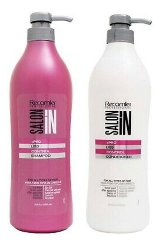  Salon In Pro Liss Control Shampoo + Acondicionador 1l C/u