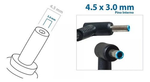 Fonte Carregador Hp 150w 19.5v 7.7a Pino 4.5x3.0mm Preto