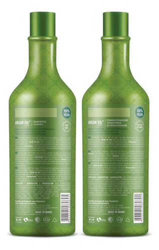 Kit Shampoo + Condicionador Hidratação Argan Inoar - 1l