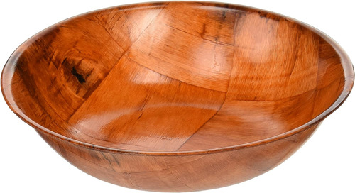 Winco Wwb-8, Ensaladera De Madera Tejida De 8 Pulgadas