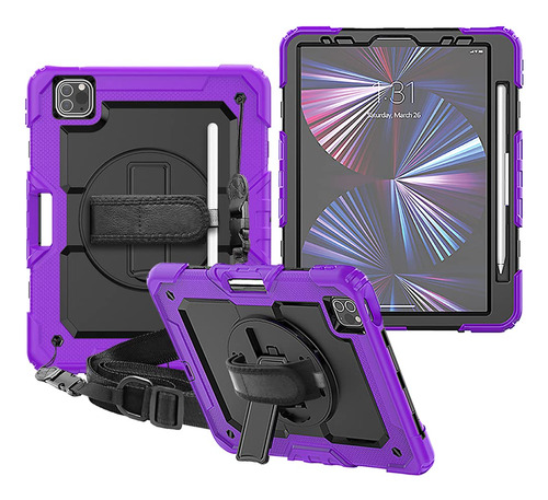 Clarkca iPad Pro Funda Generacion Caso Protector Pantalla