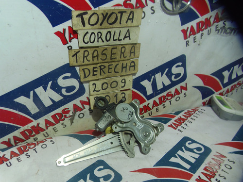 Cremallera Alzavidrio Trasera Derecha Toyota Corolla 09-2013