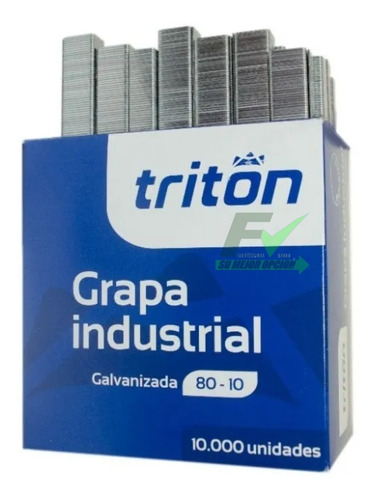 Grapa Tapicería Ind 80-10 Original Triton Caja X 10000 Und 