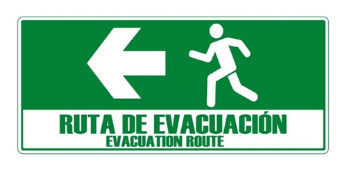 Señalización Fotoluminiscente Para Evacuación Señal