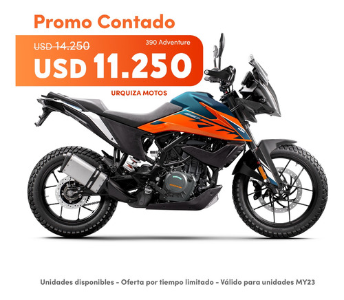 Moto Ktm 390 Adventure 2024 0km Stock Ya! Urquiza Motos