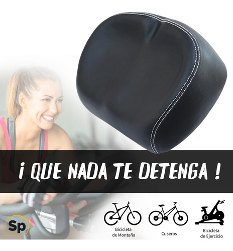 Imagen 7 de 8 de Sillín Asiento Ciclismo Sin Nariz Ancho Grande Suave