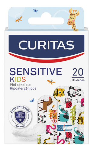 Venditas Adhesivas Curitas Sensitive Niños X20 Unidades