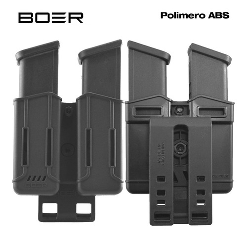 Imagen 6 de 9 de Porta Cargador Doble Táctico Bo4d Boer Molle Universal