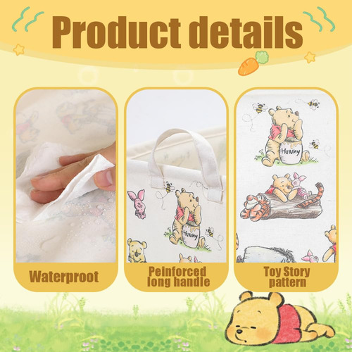 Cesta Rectangular Impermeable Plegable Para Baño Y Dormitori