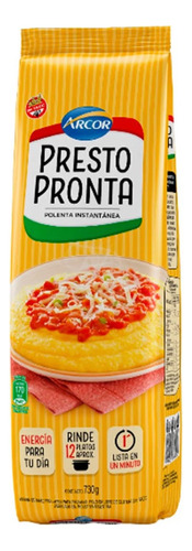 Polenta Instantanea Harina De Maíz Presto Pronta Arcor 730 Gr