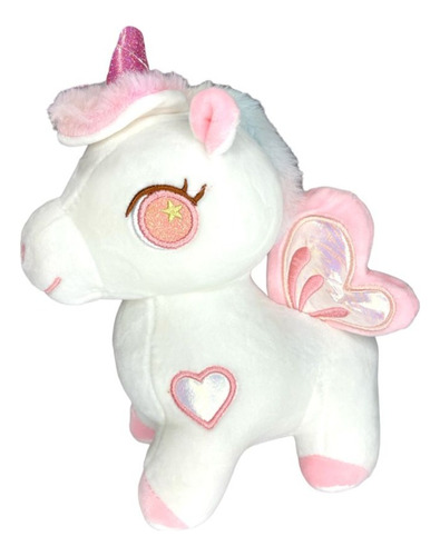 Peluche De Unicornio Alitas  22 Cm Envio Gratis 