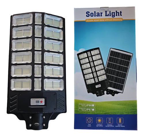 Lámpara Solar 1000w Negra