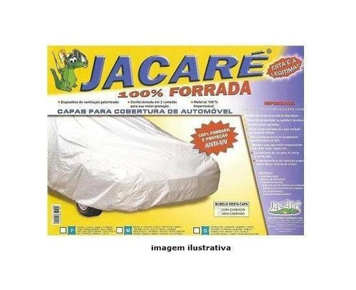 Capa P/ Carro Jacaré 100% Forrada 100% Impermeável Tam M