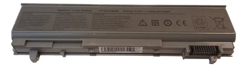 Bateria Notebook Dell E6400 E6410 E6500 Ky265 Ky477 M4400 Color de la batería Negro