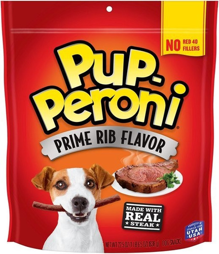 10 Pack De Pup-peroni  Prime Rib Flavor Dog Treats, 22.5