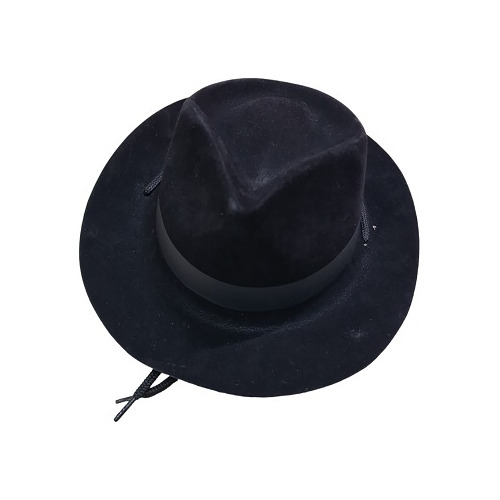 Sombrero Negro De Gánster Talla Única Niño