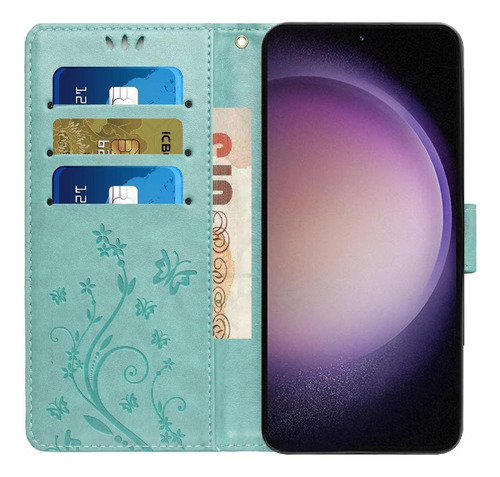 Funda Con Tapa Para Samsung Galaxy A36, Correa De Muñeca Con Función Atril, Piel Sintética, Tarjetero, Cierre Magnético
