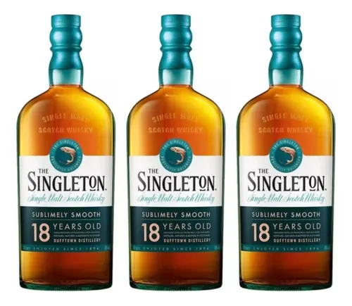 comprar Whisky The Singleton 18 Años 700ml X3 Zetta Bebidas