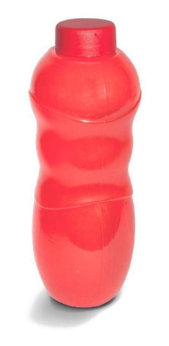 Botellita Deportiva 440 Ml C/ Tapa Plana Art 4044 Colombraro Color Rojo