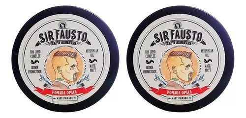 Sir Fausto Men´s Culture Pomada Opaca Cabello Barberia 200ml