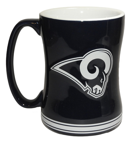 Los Angeles Rams Taza Relieve Coleccionable Nfl