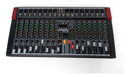 Consola Potenciada Mixer 16 Canales Stereo 150w