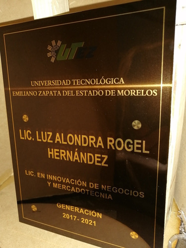 Placa De Aluminio Sublimada (reconocimientos) Pack 2