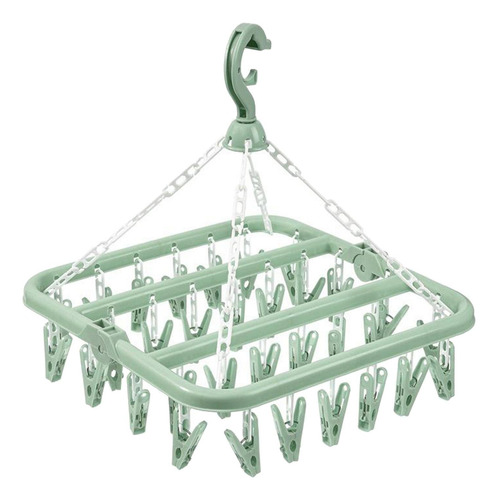 Secador De Ropa Calcetín Clavija Verde 32 Clavija Verde 32
